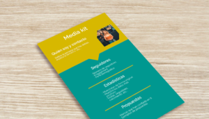 plantilla media kit del influencer