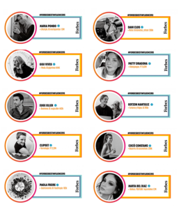 lista de influencers de Forbes