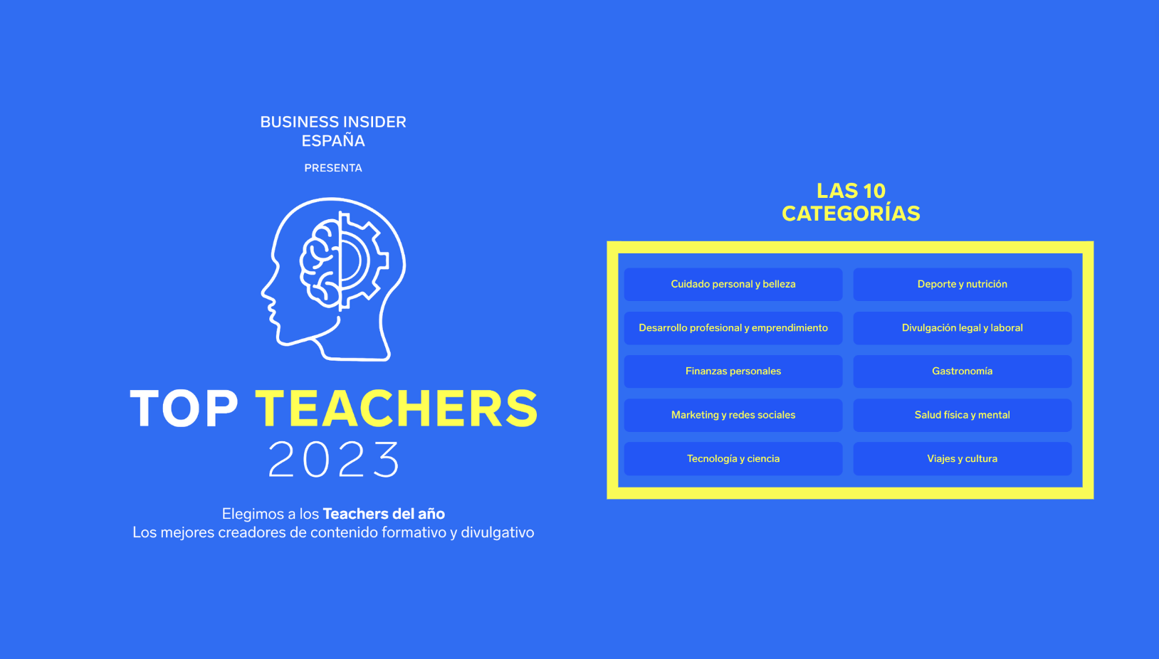 Premios Top Teachers de Business Insider